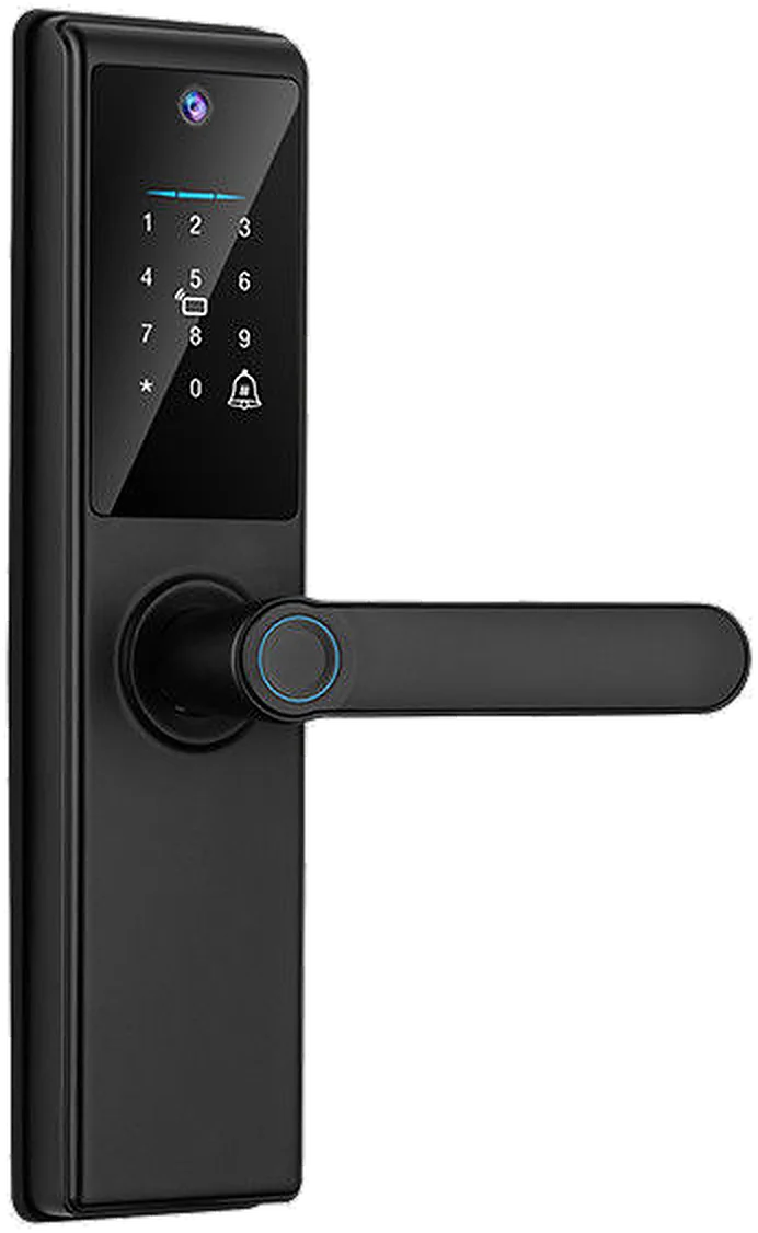AVYLOCK Vision One: cámara, teclado y lector de huella en la manija